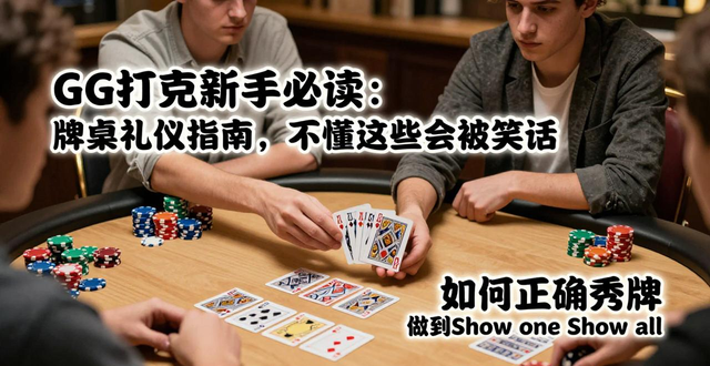 桌游扑克牌各张牌的意思_扑克牌酒桌_GG扑克牌桌礼仪