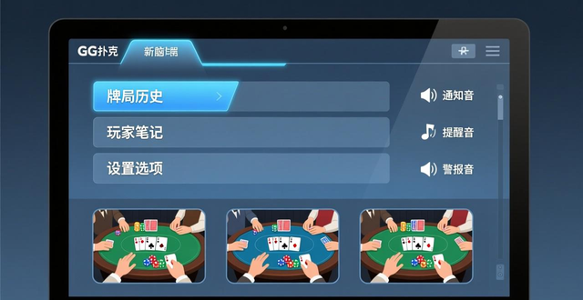 扑克桌面_扑克牌操作_GG扑克界面操作
