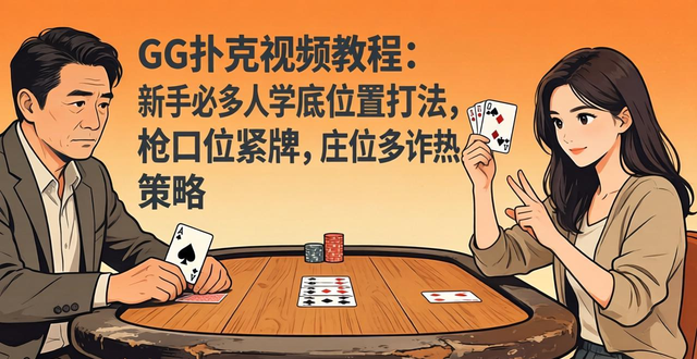 GG扑克视频教程_扑克牌视频教程_扑克技能视频教程